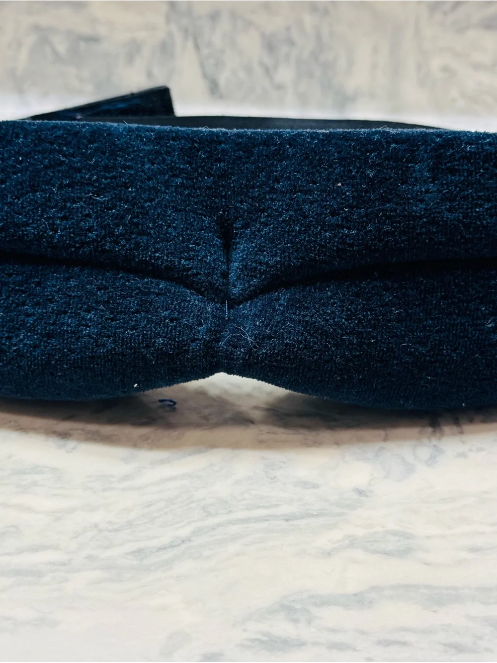 Tempur-Pedic Sleep Mask Adjustable Memory Foam Eye Mask Black One Size